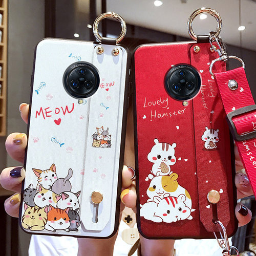 vivonex3手机壳卡通腕带全包壳