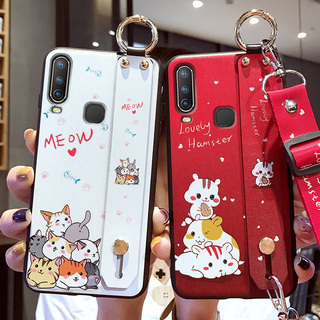 适用于vivou3x手机壳vivo u3腕带u1保护硅胶套V1928A防摔1818T软壳1941女viovu挂绳vovou可爱viviu卡通ins个
