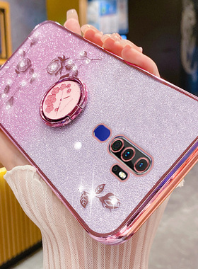 适用于oppoA11x手机壳oppo保护A11硅胶套oppoax11n全包防摔软壳opa闪粉玫瑰oppa指环支架opooa花opopa0pp0新