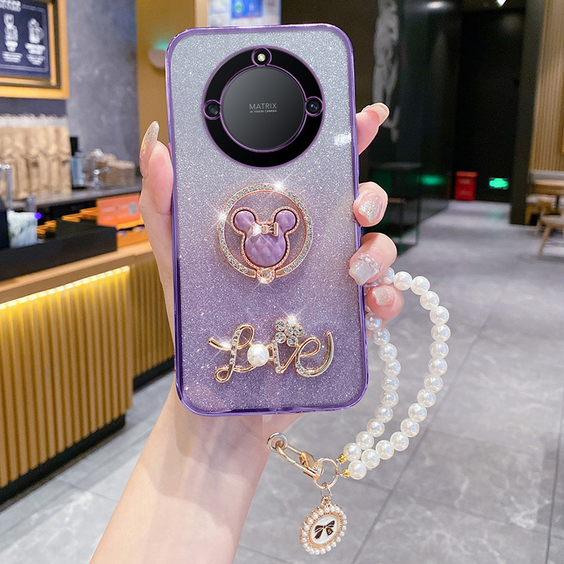 华为荣耀X40手机壳米奇支架