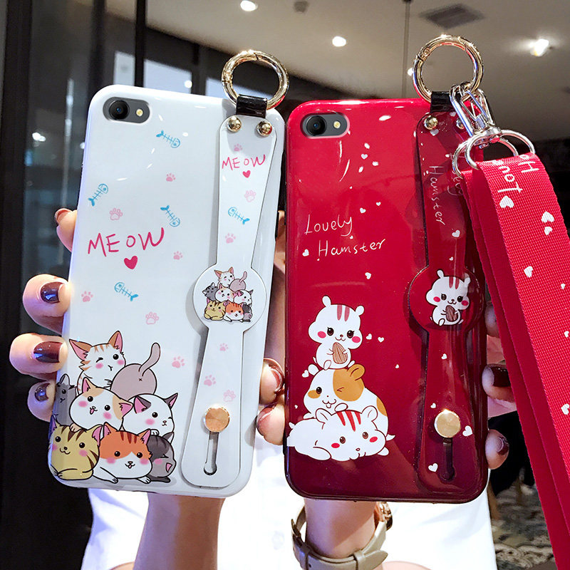 适用于vivoy83手机壳vivoY81女款y93保护套y83a全包y81s防摔v1813t新款voviy97步步高腕带v1732卡通1818a潮牌