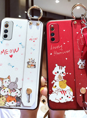 适用于vivoiqooz1手机壳iqooz1x腕带5G保护硅胶套vivo全包V1986A防摔2012磨砂软壳vivoiq00卡通挂绳z1网红女z