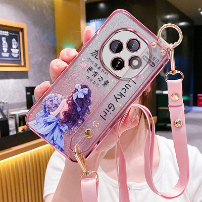 适用oppoa6pro手机壳幸运女孩