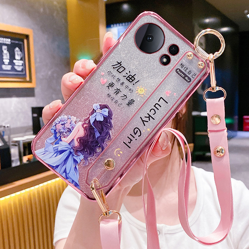 适用华为麦芒40手机壳幸运女孩