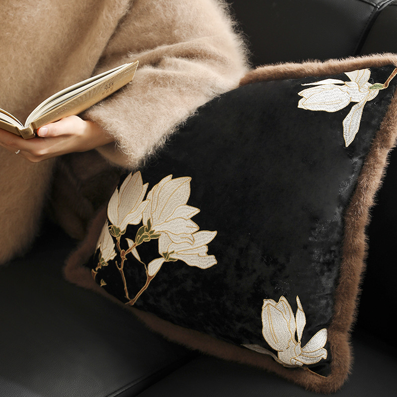 新中式高级感沙发抱枕套