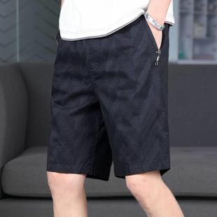薄款 棉短裤 中年外时尚 0710k 男士 夏季 宽松大裤 短裤 衩子5分中裤