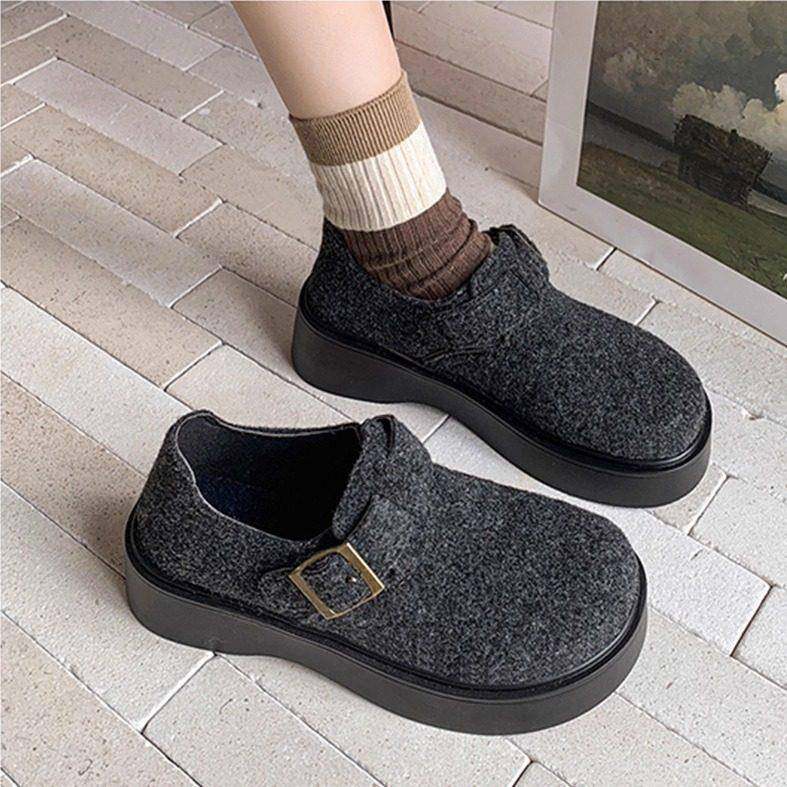 春秋厚底灰色勃肯鞋女鞋子2026新款加绒保暖靴鞋休闲乐福鞋0113z,女鞋,勃肯鞋/软木鞋,淘宝优惠券,粉丝福利购,淘宝优惠卷