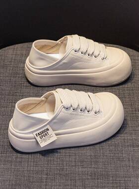 2026春夏新款大头小白鞋面包鞋女鞋运动休闲百搭板鞋单鞋0302z