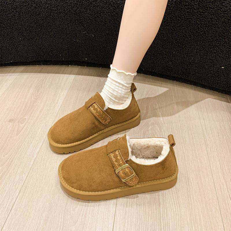 春秋厚底勃肯鞋女加绒保暖毛毛鞋2026新款一脚蹬软底舒适靴0113z,女鞋,勃肯鞋/软木鞋,淘宝优惠券,粉丝福利购,淘宝优惠卷