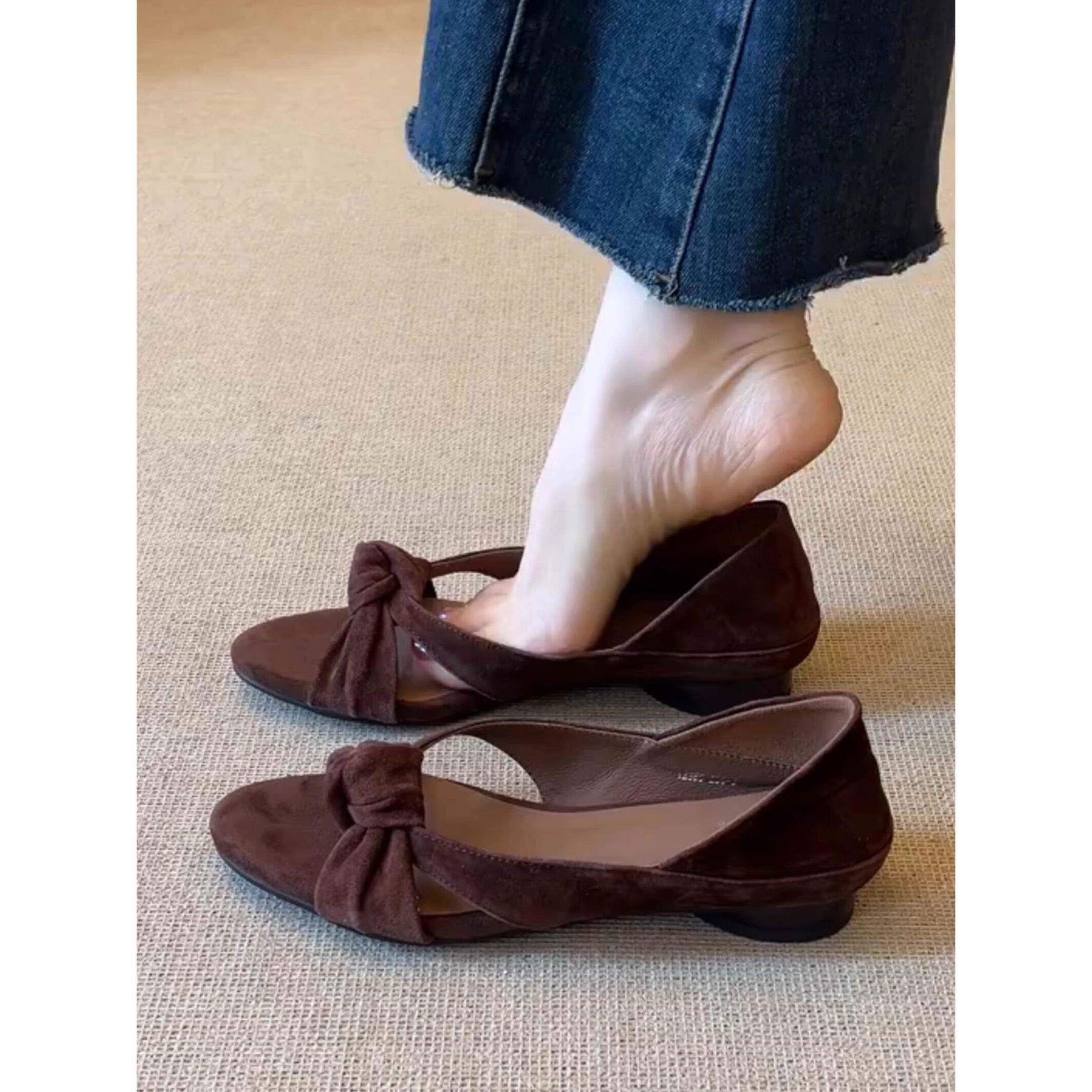 夏季版覆古绒面交叉绑带坡跟凉鞋女外穿百搭鞋露趾高跟鞋0407z