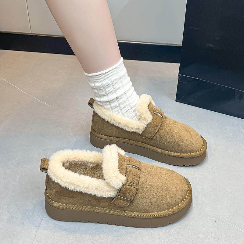 春秋厚底加绒勃肯鞋女保暖毛毛鞋2026新款懒人一脚蹬鞋0113z,女鞋,勃肯鞋/软木鞋,淘宝优惠券,粉丝福利购,淘宝优惠卷