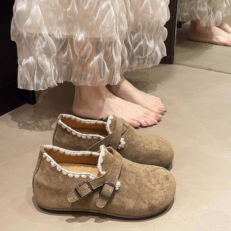 春秋厚底内增高全包勃肯鞋女2026新款一脚蹬博肯单鞋子豆豆0113z,女鞋,勃肯鞋/软木鞋,淘宝优惠券,粉丝福利购,淘宝优惠卷