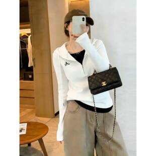 春夏假两件拼接连帽长袖 胖mm休闲简约感显瘦上衣潮0325z T恤女大码