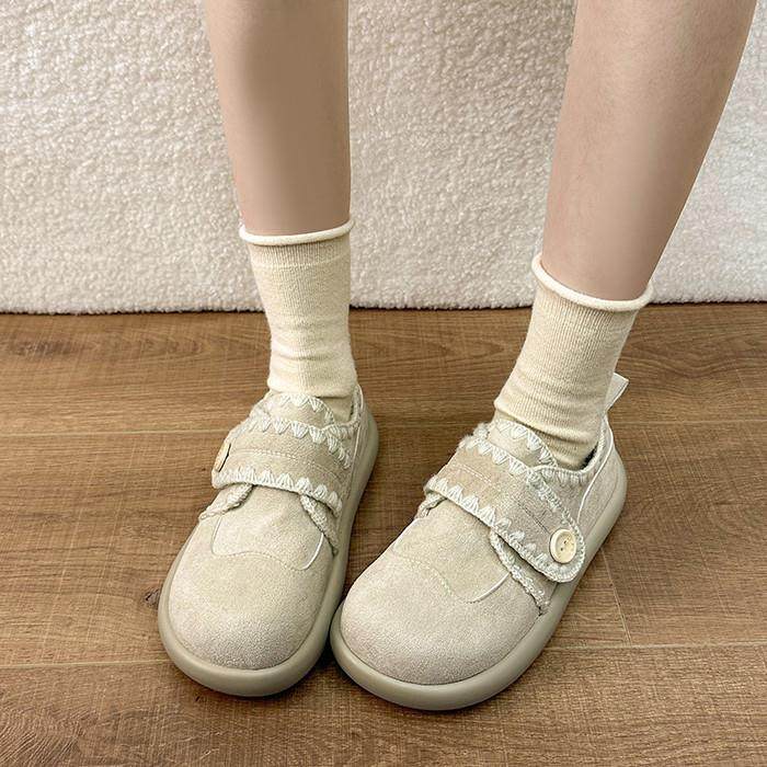 春秋风全包勃肯鞋女2026新款魔术贴厚底百搭磨砂舒适博肯单0121z,女鞋,勃肯鞋/软木鞋,淘宝优惠券,粉丝福利购,淘宝优惠卷