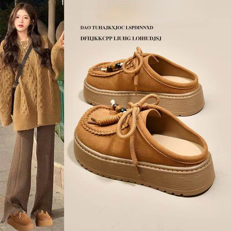 厚底增高勃肯鞋包头拖鞋女2026年新款懒人一脚蹬乐福博肯单0118w,女鞋,勃肯鞋/软木鞋,淘宝优惠券,粉丝福利购,淘宝优惠卷