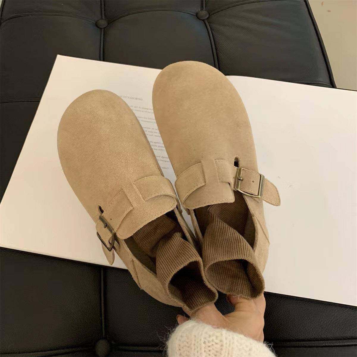 女春单勃肯鞋新款2026年季丑萌软底圆头懒人一脚蹬平底鞋0123k,女鞋,勃肯鞋/软木鞋,淘宝优惠券,粉丝福利购,淘宝优惠卷