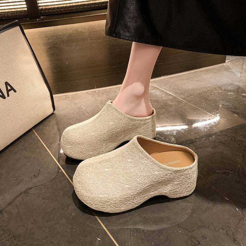 春季厚底内增高勃肯鞋女2026年新款百搭半拖鞋休闲包头单鞋0116z,女鞋,勃肯鞋/软木鞋,淘宝优惠券,粉丝福利购,淘宝优惠卷