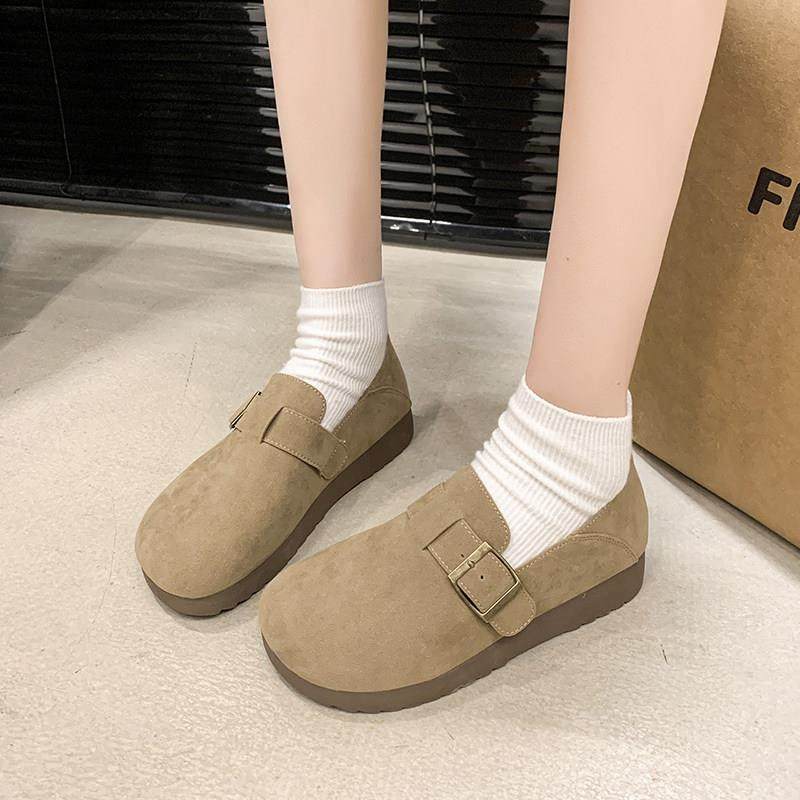 春季勃肯鞋女平底单鞋2026新款豆豆鞋软底懒人一脚蹬女鞋博0109z,女鞋,勃肯鞋/软木鞋,淘宝优惠券,粉丝福利购,淘宝优惠卷