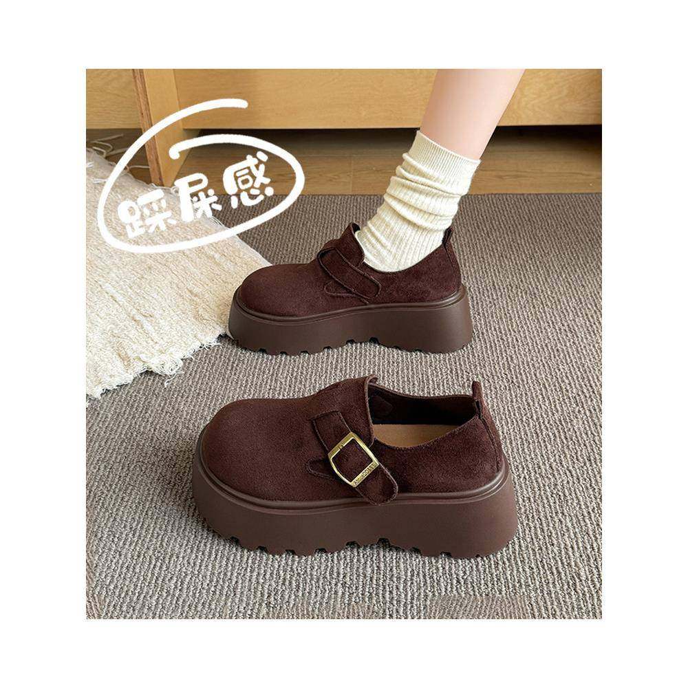 春秋全包松糕厚底勃肯鞋女2026新款圆头百搭乐福鞋小个子增0121z,女鞋,勃肯鞋/软木鞋,淘宝优惠券,粉丝福利购,淘宝优惠卷