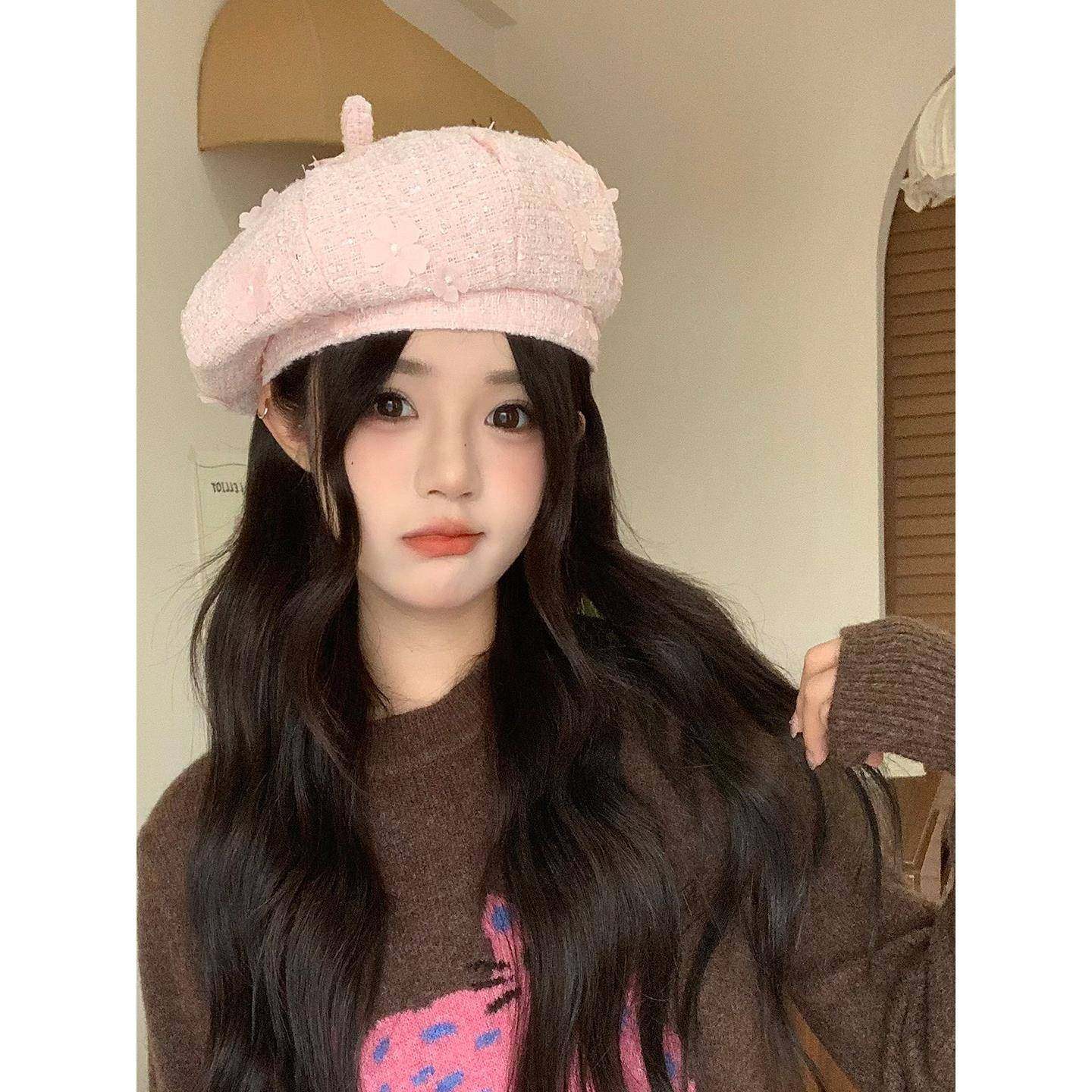 春秋韩版薄款贝雷帽女显脸小八角帽大头围百搭透气画家帽子0121n,服饰配件/皮带/帽子/围巾,帽子,淘宝优惠券,粉丝福利购,淘宝优惠卷