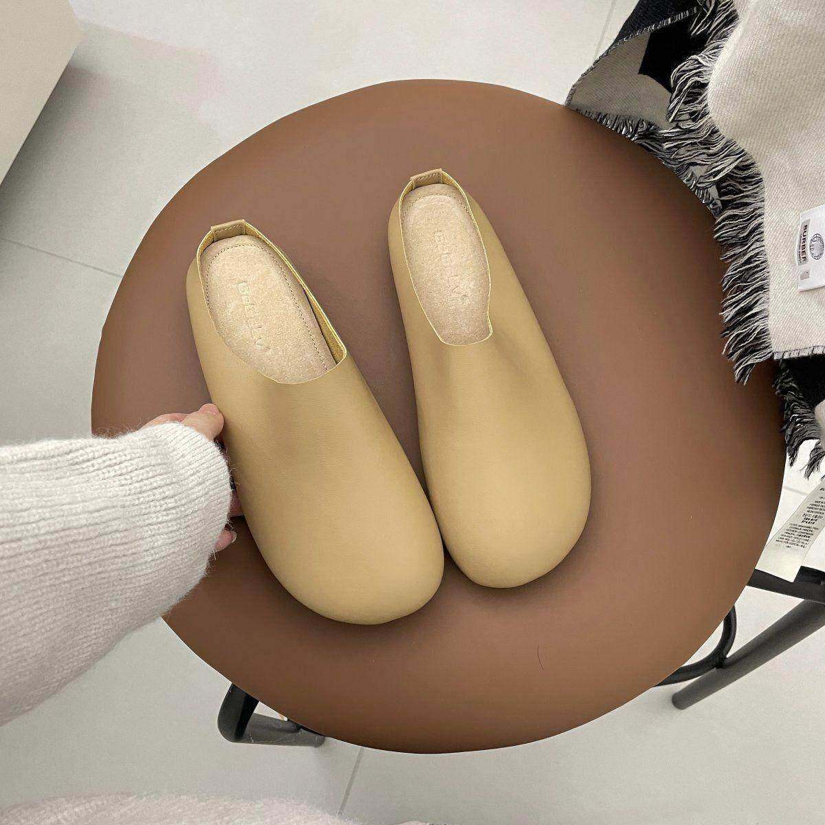 春季厚底勃肯鞋包头半拖鞋女鞋子外穿2026新款一脚蹬穆勒鞋0109z,女鞋,勃肯鞋/软木鞋,淘宝优惠券,粉丝福利购,淘宝优惠卷