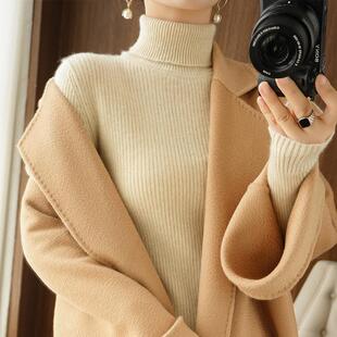 亲肤针织1221k1 内搭高领毛衣新款 秋冬女打底衫 配大衣