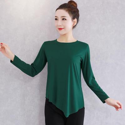 舞蹈老师练功服上衣女成人长袖舞蹈形体训练大码广场舞古典0620z