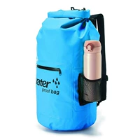 10L Blue Barrel Bag (с боковой сумкой)