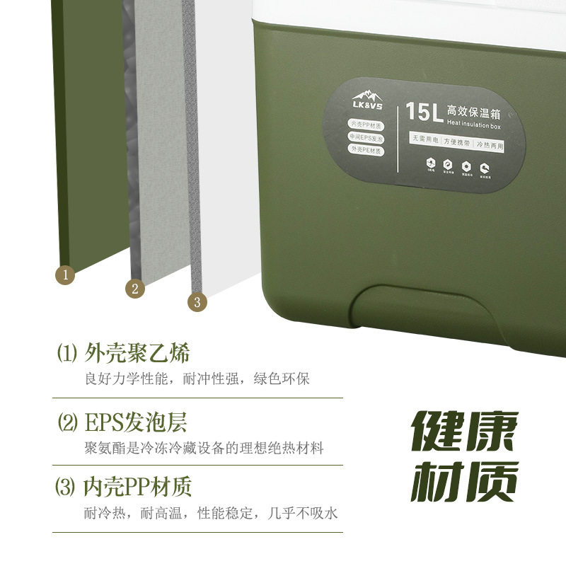 户外保温箱冷藏箱家用便携商用摆摊塑料车载钓鱼冰块保冷冰桶冰包