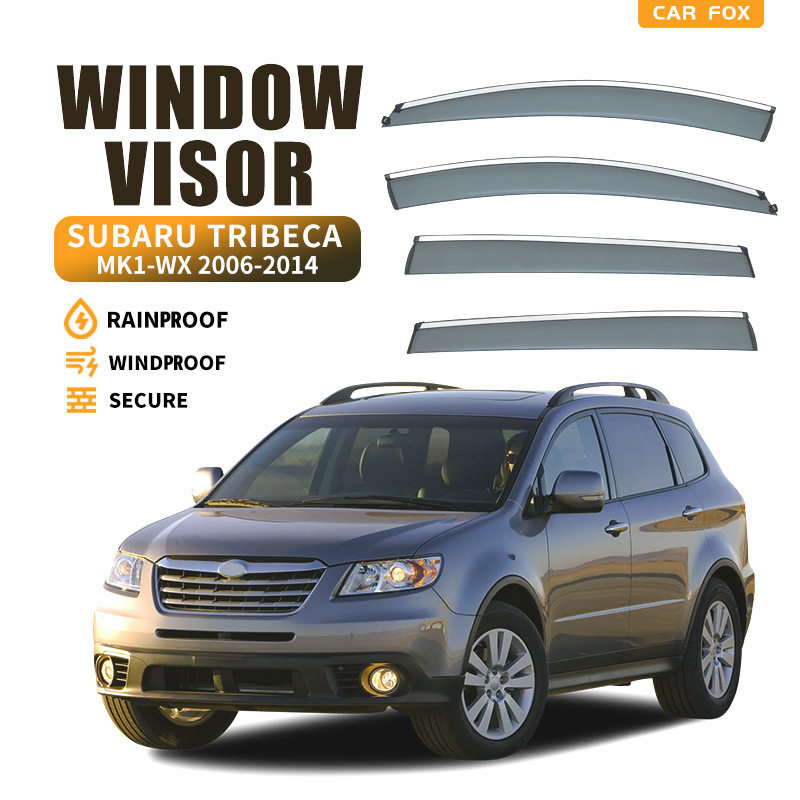 适用斯巴鲁驰鹏晴雨挡雨遮阳板SUBARU TRIBECA Window visor专