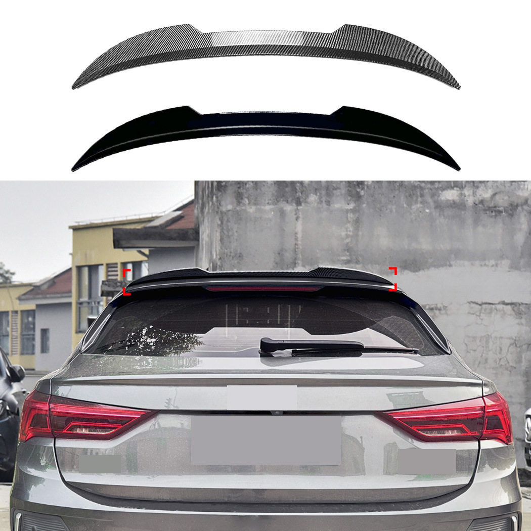 适用奥迪Q3 F3 Sportback 2019+ 刀锋款顶翼尾翼扰流板外饰改装专