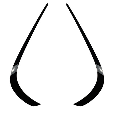 适用奔驰E级 W212后期 Facelift 2013-2015前杠前风刀AMG风刀改装