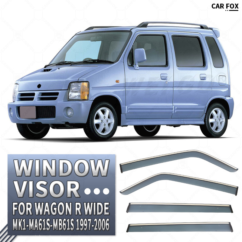 适用于铃木SUZUKI Wagon R Wide Window visor车窗晴雨挡雨遮阳板