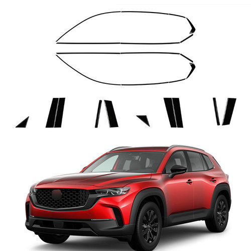 适用于2021-2024款马自达CX50 车窗中柱饰条汽车外饰装饰专用改装