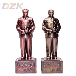 主席铜像全身雕塑像ABS装 办公室摆件工艺品22.8cmc2 饰品毛爷爷