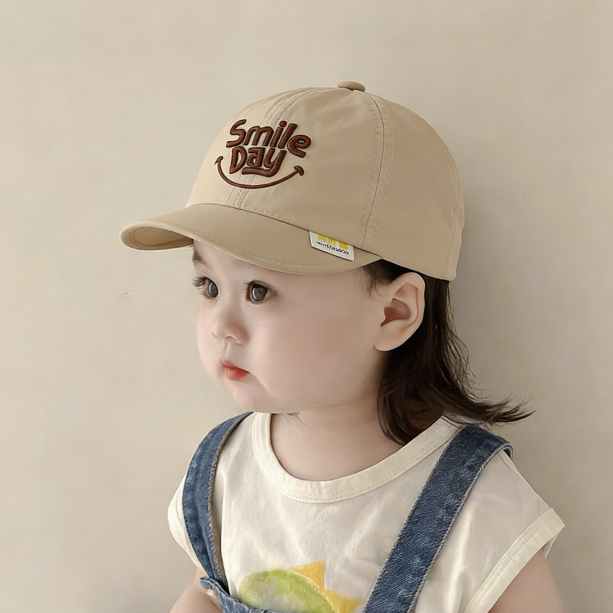 宝宝鸭舌帽子春秋婴儿软檐遮阳帽男女童夏季薄款速干防晒棒球帽潮