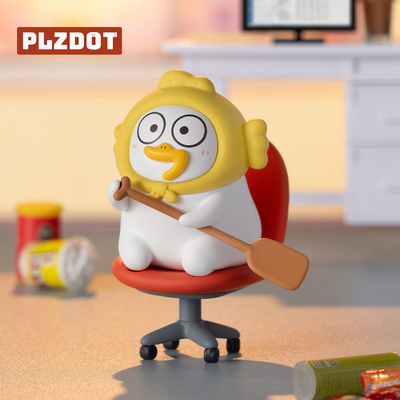 正品PLZDOT小刘鸭专业团队系列MINI盲盒公仔潮玩可爱桌面车载摆件