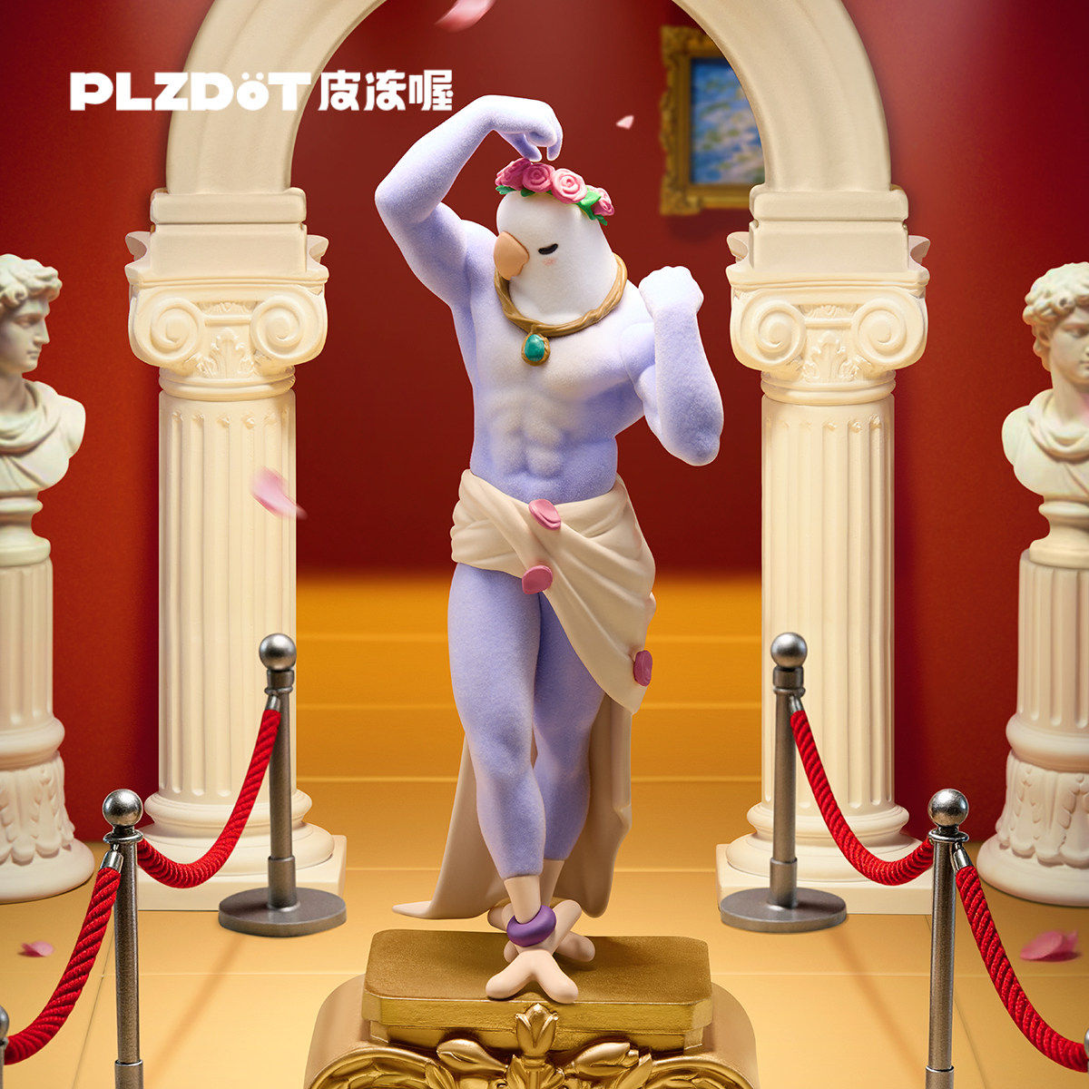 正版PLZDOT小鸟芋圆鸟语花香4代盲盒公仔可爱手办潮玩桌面摆件女
