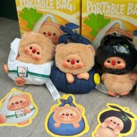 现货正版JOTOYS奇偶潮乐OYO熊崽随身百宝袋系列系列盲盒毛绒挂件