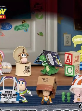 官方正版BEAST KINGDOM玩具总动员躲猫猫系列潮玩盲盒手办礼物