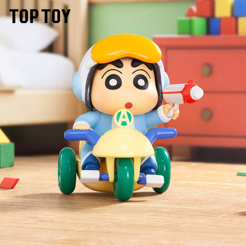 正品TOPTOY蜡笔小新动感玩具城系列盲盒手办桌面公仔摆件礼物送人