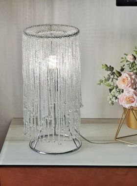 流苏水晶玻璃现代意大利简约奢华设计卧室床头客厅调光led台灯