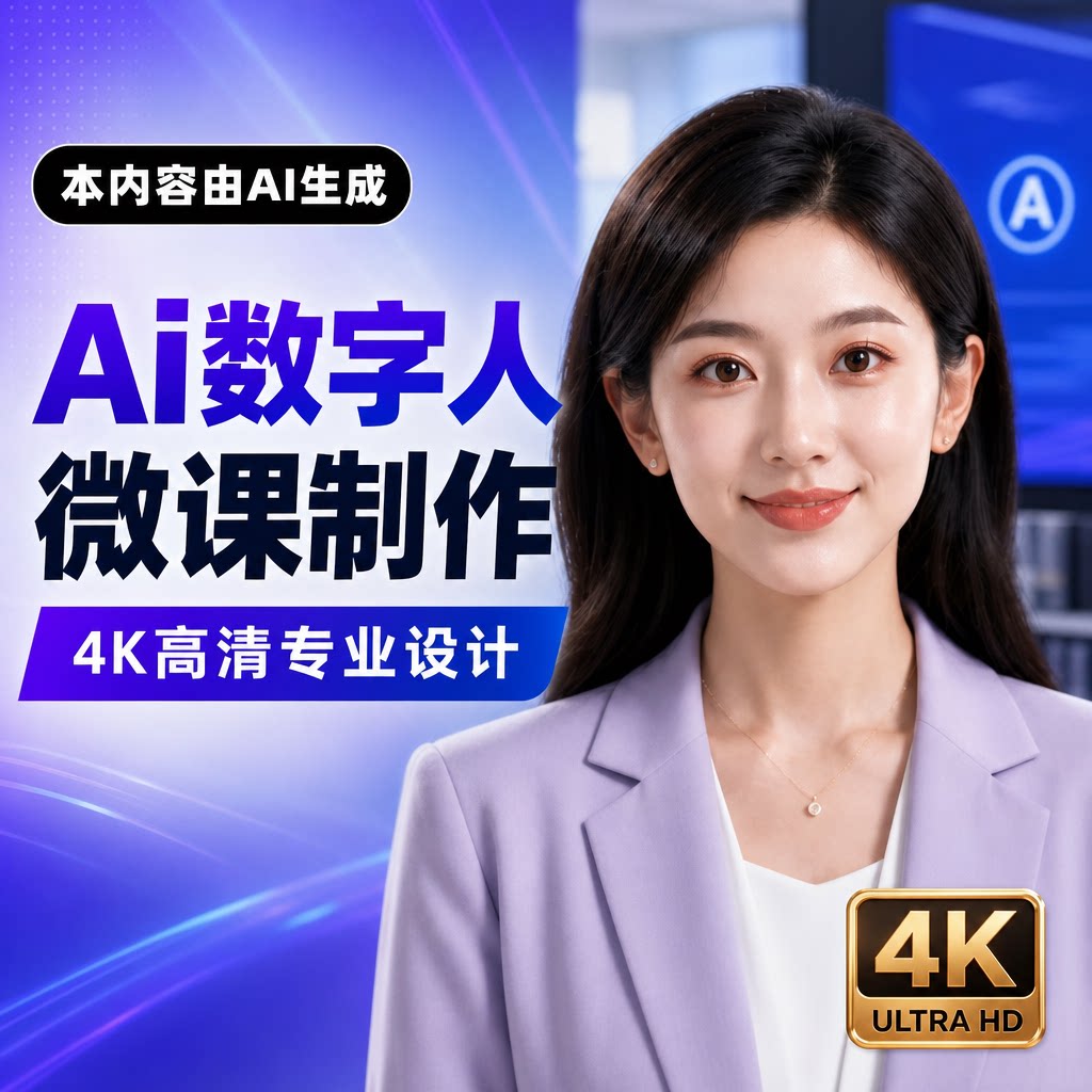 Ai数字人对话微课ppt制作图片