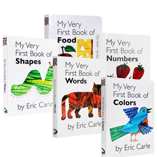 【98元任选4册】Eric Carle卡尔爷爷英文原版绘本纸板书 Polar Brown Bear棕熊 Head to Toe从头到脚 Busy Spider Does a Kangaroo