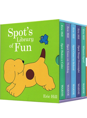 Spot Goes to School 小波小玻系列翻翻书 Where is Spot英文原版有声绘本纸板书正版现货4本 0-3岁儿童幼儿英语启蒙认知