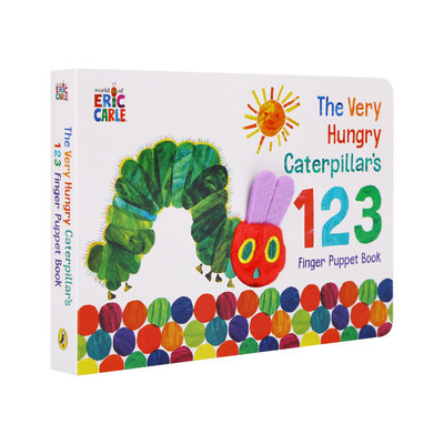 The Very Hungry Caterpillar s   123 Finger Puppet Book 点读版 好饿的毛毛虫指偶单词书 英文原版绘本 英语启蒙认知eric carle