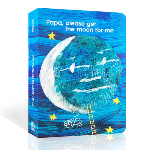 英文原版 Papa Please Get the Moon for Me 纸板书 3-7岁