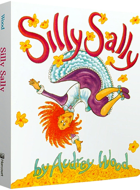 SillySally倒着走女孩英文绘本