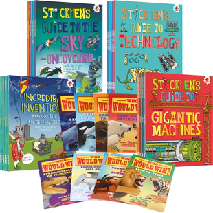 【79元任选4册】Who Would Win 猜猜谁会赢动物大比拼Scholasitc学乐英文原版绘本小学少儿英语科普读物howitworks万物STEM