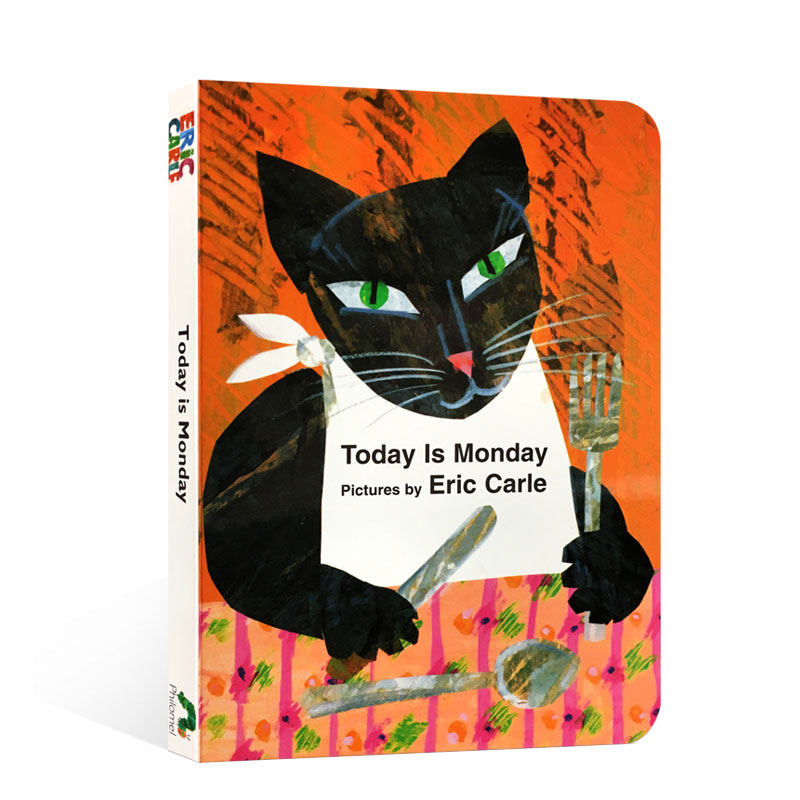 today is monday 今天是星期一 原版英文 绘本 eric carle 廖彩杏书单
